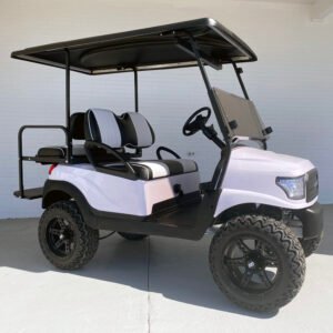 White Alpha Club Car Precedent Golf Cart Custom